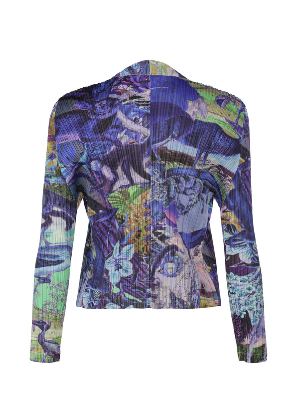 AURORA JUNGLE Cardigan Blue