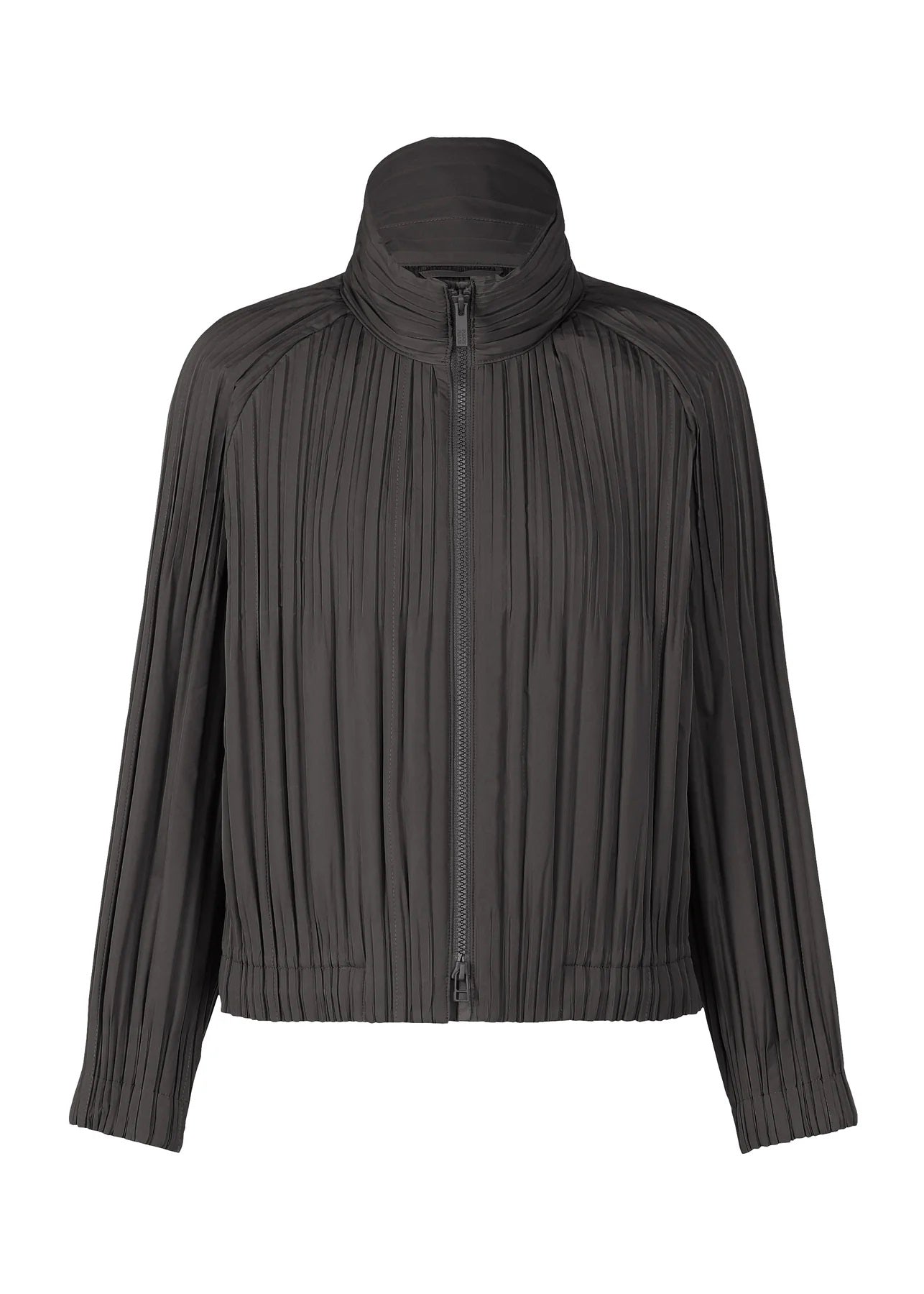 PADDED PLEATS COAT Jacket Black