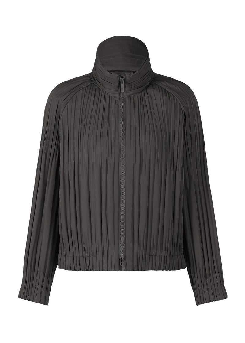 PADDED PLEATS COAT Jacket Black