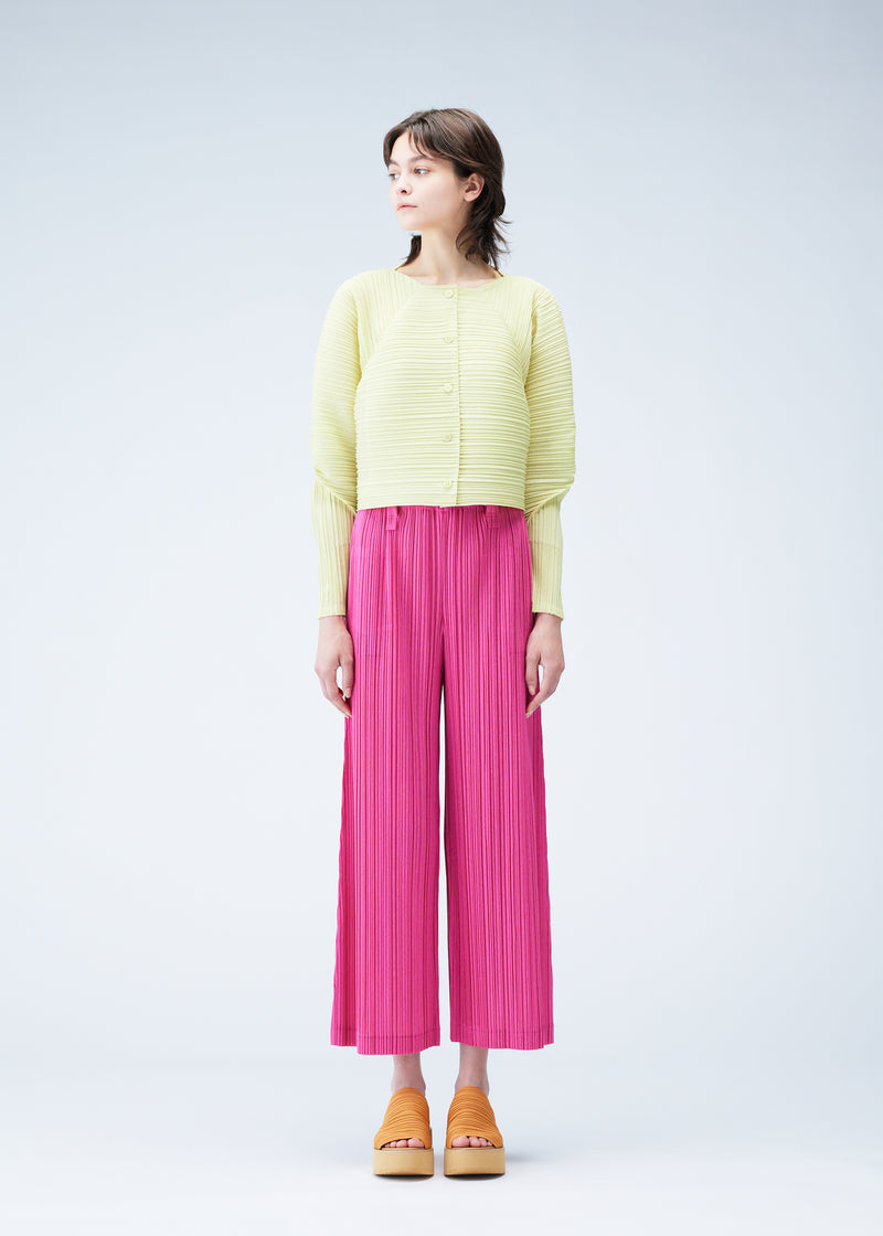 RAMIE PLEATS Trousers Deep Pink