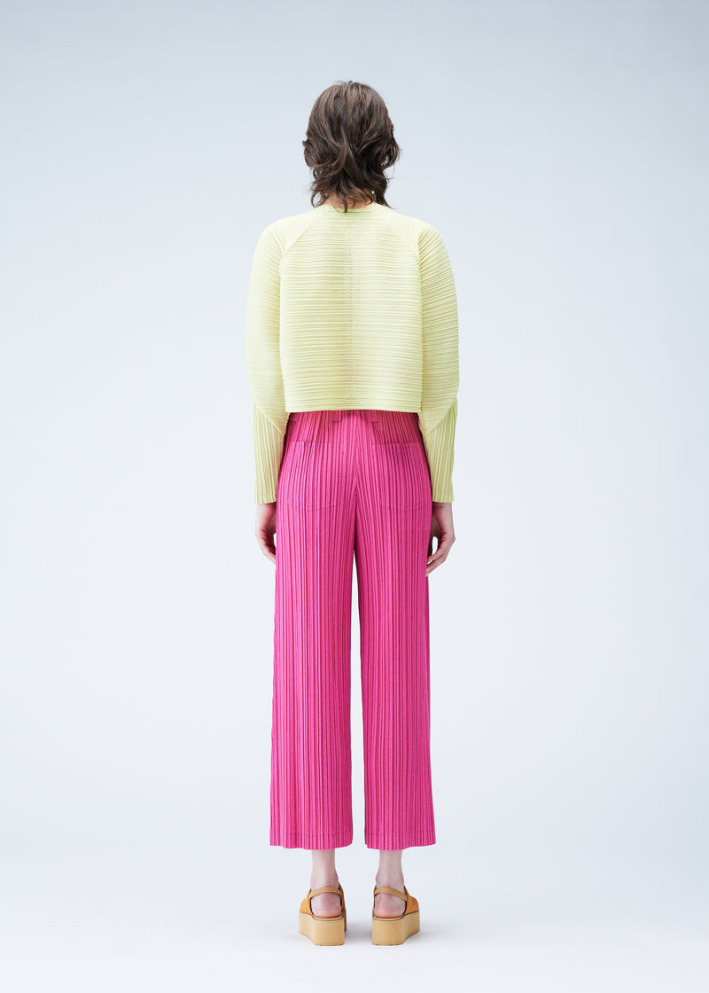 RAMIE PLEATS Trousers Deep Pink