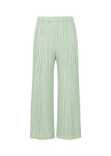 MELLOW PLEATS Trousers Pale Green