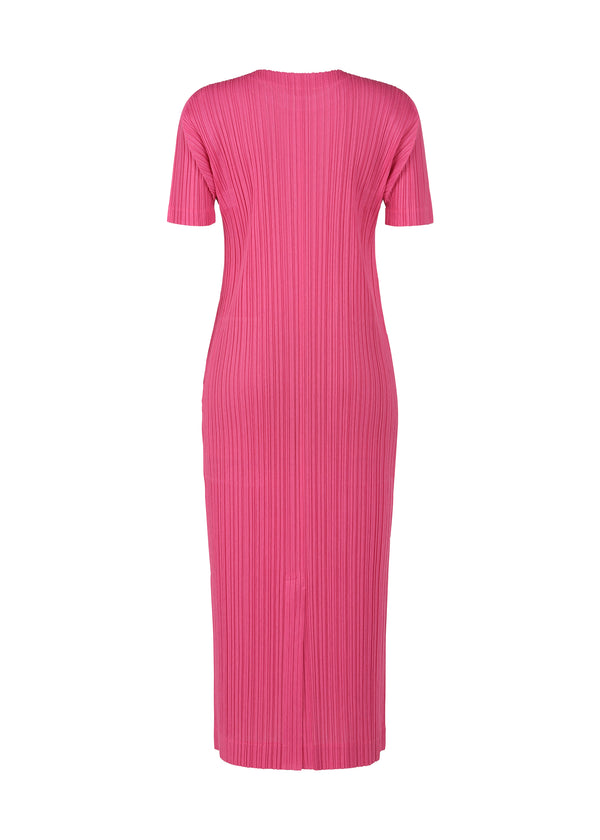 RAMIE PLEATS Dress Deep Pink