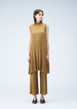 MELLOW PLEATS Dress Light Brown