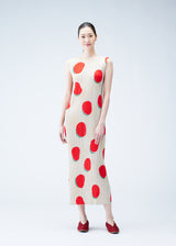 BEAN DOTS Dress Red