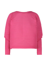 RAMIE PLEATS Top Deep Pink