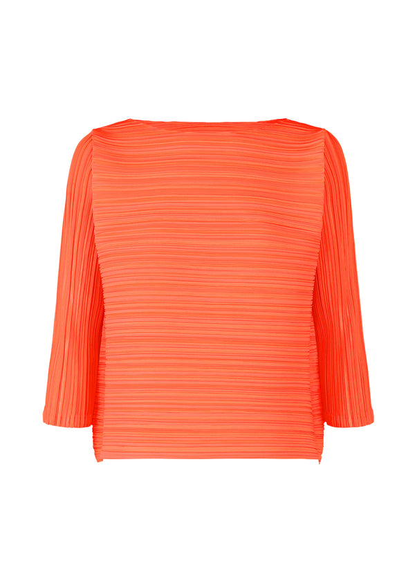 SHEER BOUNCE Top Neon Orange