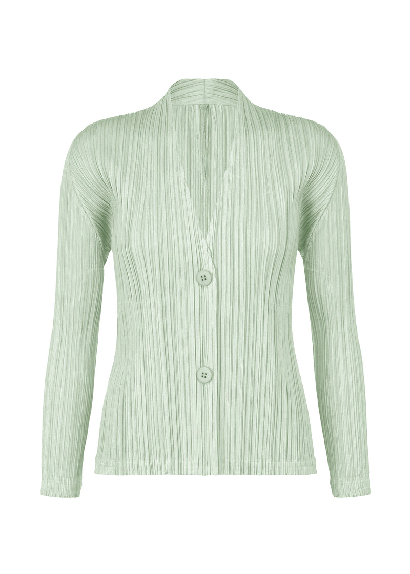 MELLOW PLEATS Cardigan Pale Green