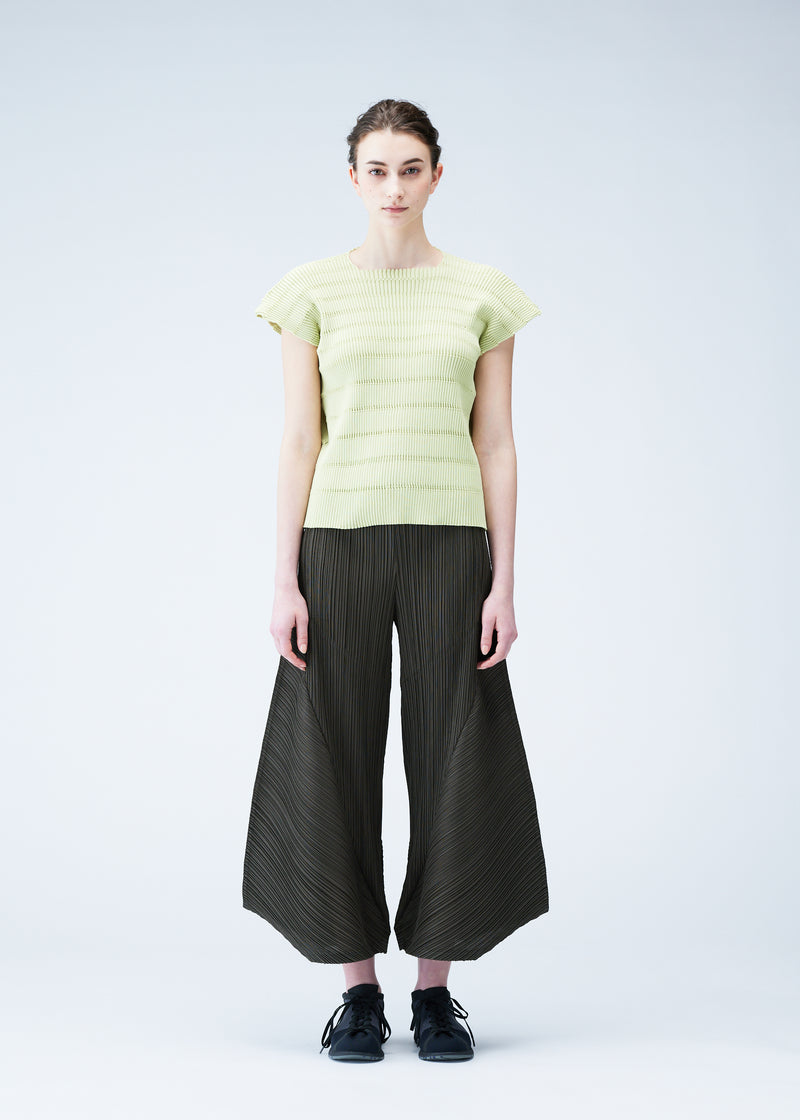 JIGGLY KNIT Top Pale Green