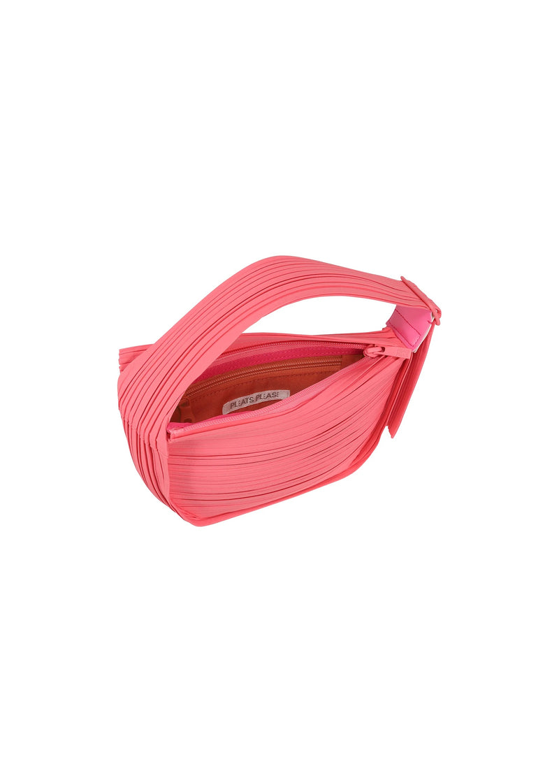 PLEATS HALF MOON BAG Bag Bright Pink