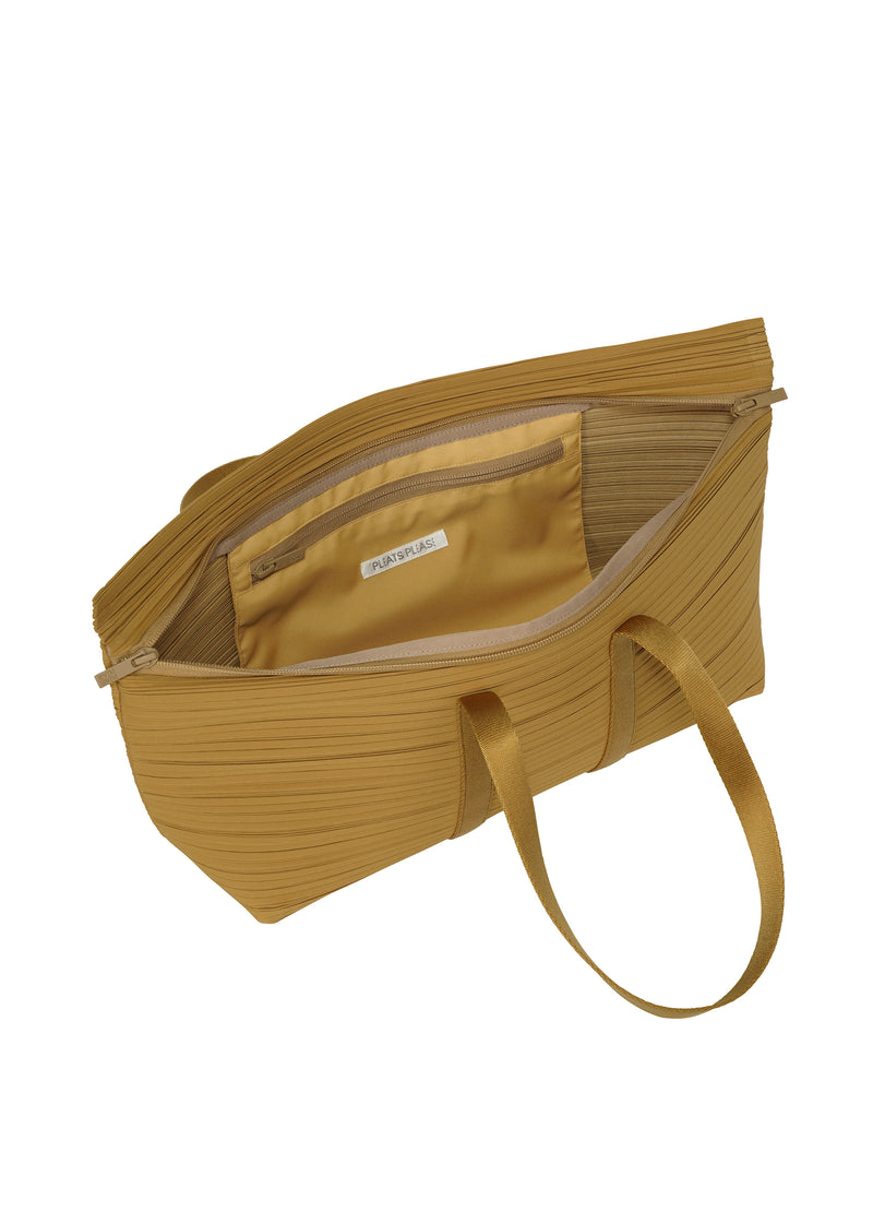 PLEATS BOSTON BAG Bag Ochre