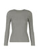 RIB PLEATS OCTOBER Top Grey