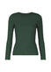 RIB PLEATS OCTOBER Top Deep Green