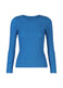 RIB PLEATS OCTOBER Top Blue