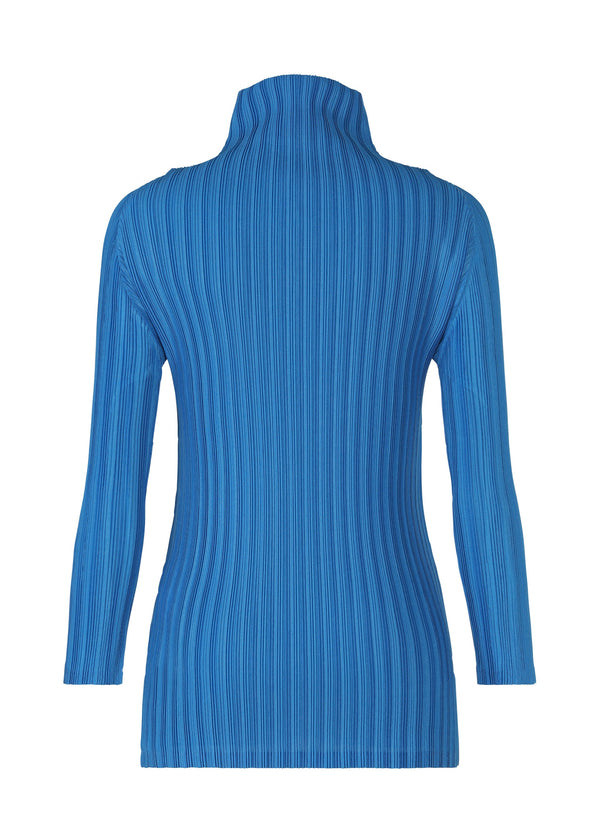 A detail shot of the PLEATS PLEASE ISSEY MIYAKE RIB PLEATS OCTOBER top.