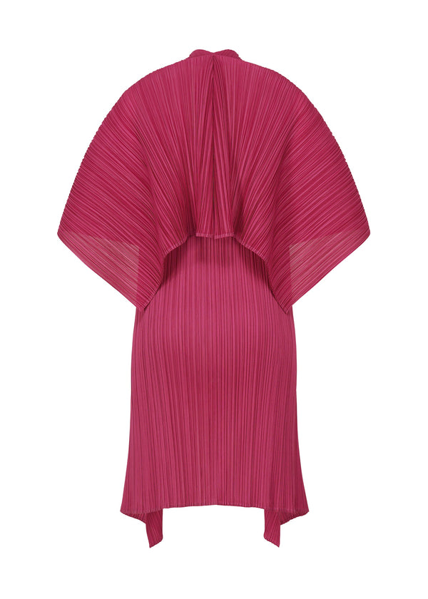 A detail shot of the PLEATS PLEASE ISSEY MIYAKE MONTHLY COLORS NOVEMBER vest.