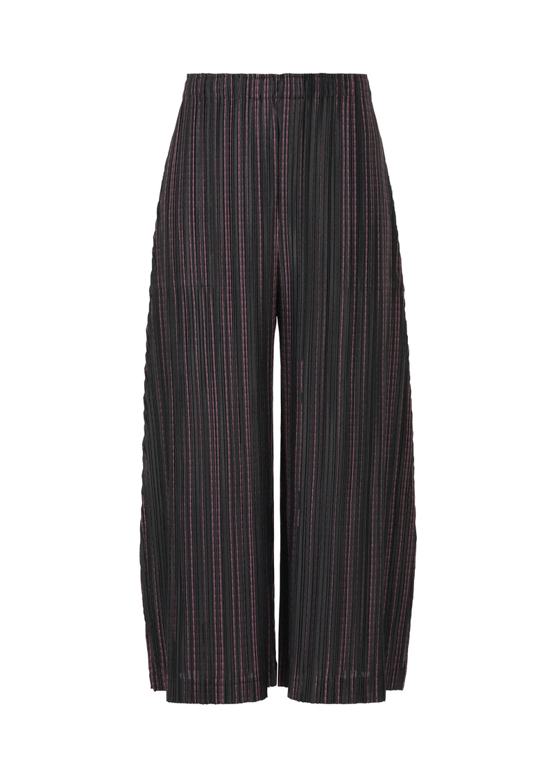 A product shot of the PLEATS PLEASE ISSEY MIYAKE METEOR SHOWER trousers in pink (22).