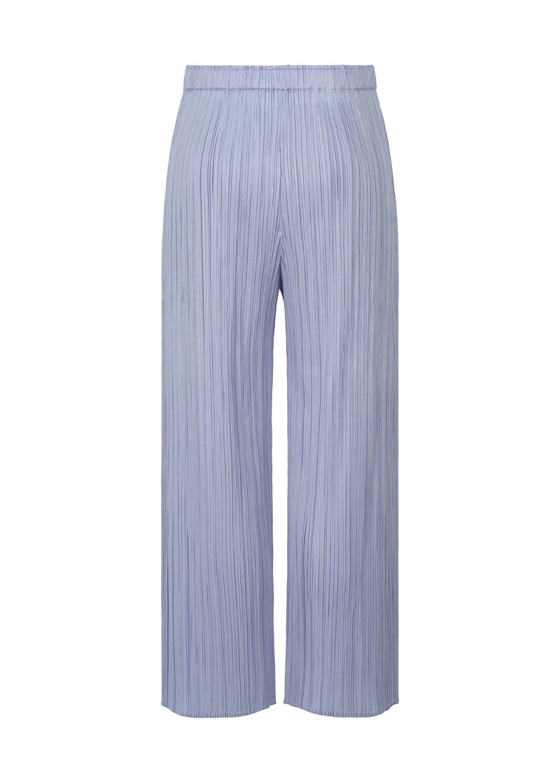 A detail shot of the PLEATS PLEASE ISSEY MIYAKE NEBULA trousers.