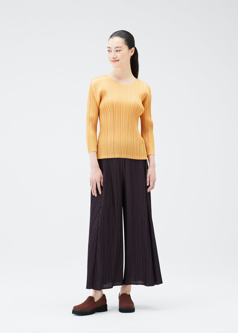 MELLOW PLEATS Trousers Pale Orange