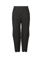 A product shot of the PLEATS PLEASE ISSEY MIYAKE POWAN trousers in black (15).