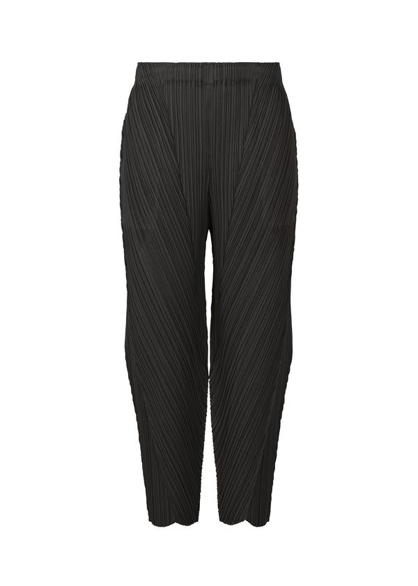 A product shot of the PLEATS PLEASE ISSEY MIYAKE POWAN trousers in black (15).