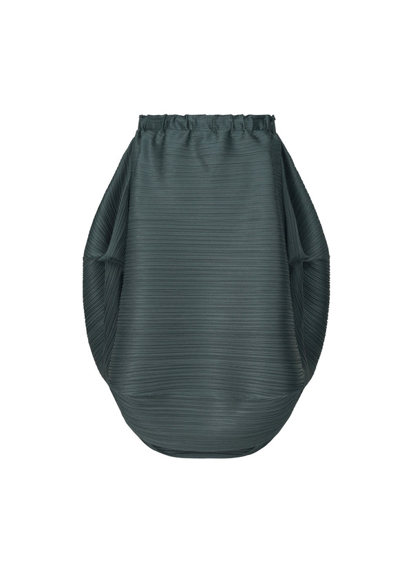 A detail shot of the PLEATS PLEASE ISSEY MIYAKE UFO skirt.