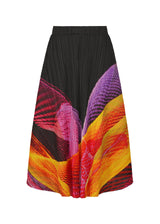 A product shot of the PLEATS PLEASE ISSEY MIYAKE SPECTRUM skirt in .