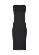 A product shot of the PLEATS PLEASE ISSEY MIYAKE  MONTHLY COLORS JULY dress in black (15)