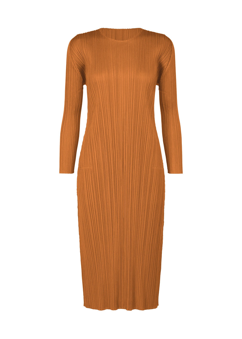 A product shot of the PLEATS PLEASE ISSEY MIYAKE MONTHLY COLORS NOVEMBER dress in .