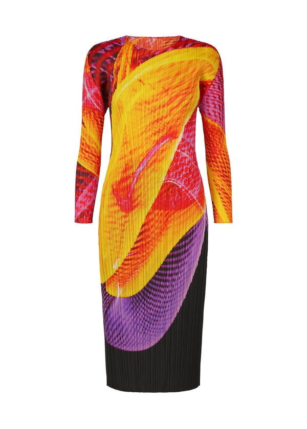 A product shot of the PLEATS PLEASE ISSEY MIYAKE SPECTRUM dress in .