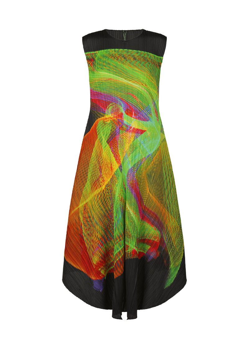 A product shot of the PLEATS PLEASE ISSEY MIYAKE SPECTRUM dress in .