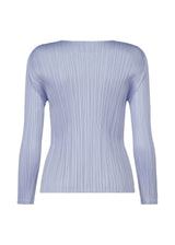 A detail shot of the PLEATS PLEASE ISSEY MIYAKE NEBULA top.