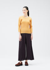 MELLOW PLEATS Top Pale Orange