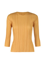 MELLOW PLEATS Top Pale Orange