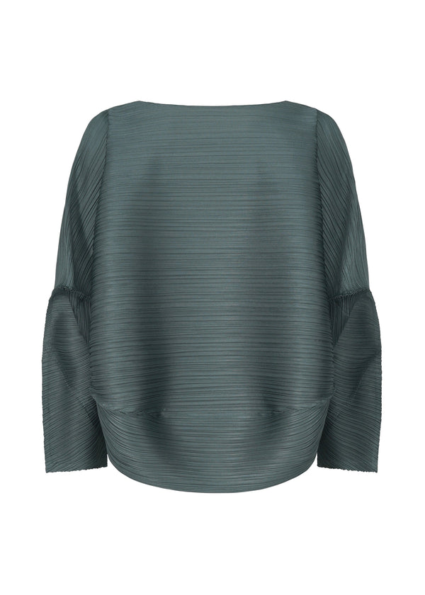 A detail shot of the PLEATS PLEASE ISSEY MIYAKE UFO top.