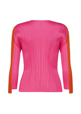 A detail shot of the PLEATS PLEASE ISSEY MIYAKE  COMET top