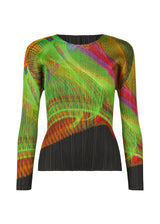 A product shot of the PLEATS PLEASE ISSEY MIYAKE SPECTRUM top in .