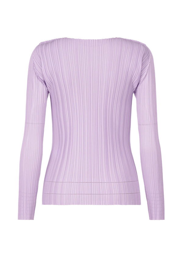 A detail shot of the PLEATS PLEASE ISSEY MIYAKE SOFT PLEATS top.