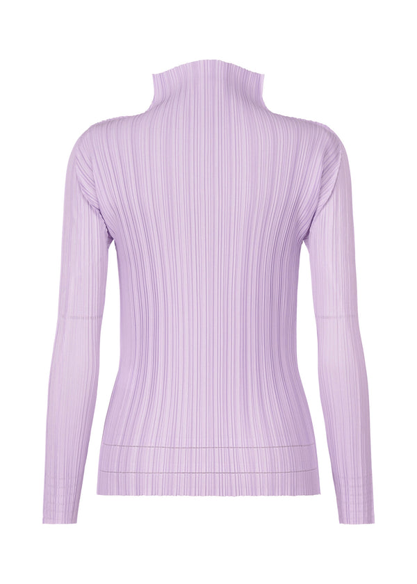 A detail shot of the PLEATS PLEASE ISSEY MIYAKE SOFT PLEATS top.