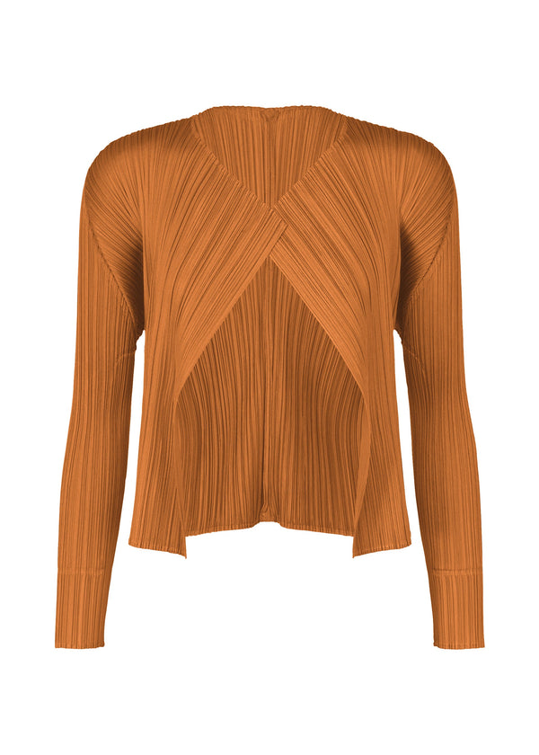 A product shot of the PLEATS PLEASE ISSEY MIYAKE MONTHLY COLORS NOVEMBER cardigan in .