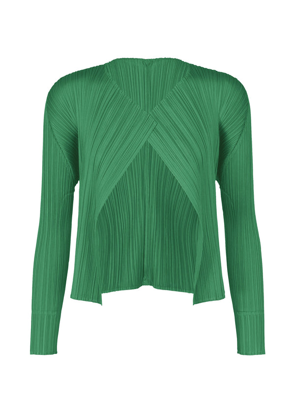 A product shot of the PLEATS PLEASE ISSEY MIYAKE MONTHLY COLORS NOVEMBER cardigan in .