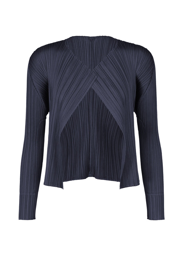 A product shot of the PLEATS PLEASE ISSEY MIYAKE MONTHLY COLORS NOVEMBER cardigan in .