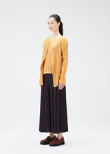 MELLOW PLEATS Cardigan Pale Orange