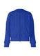 CREPE KNIT Jacket Blue