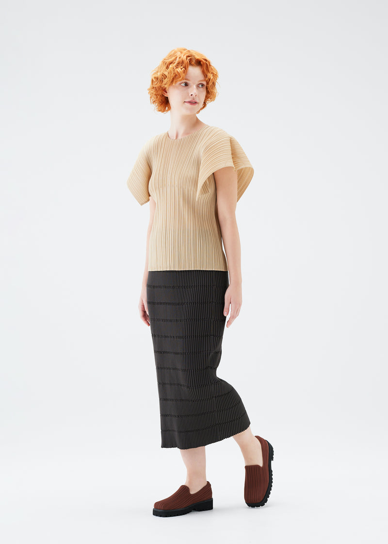 JIGGLY KNIT Skirt Beige