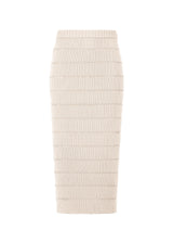 JIGGLY KNIT Skirt Beige