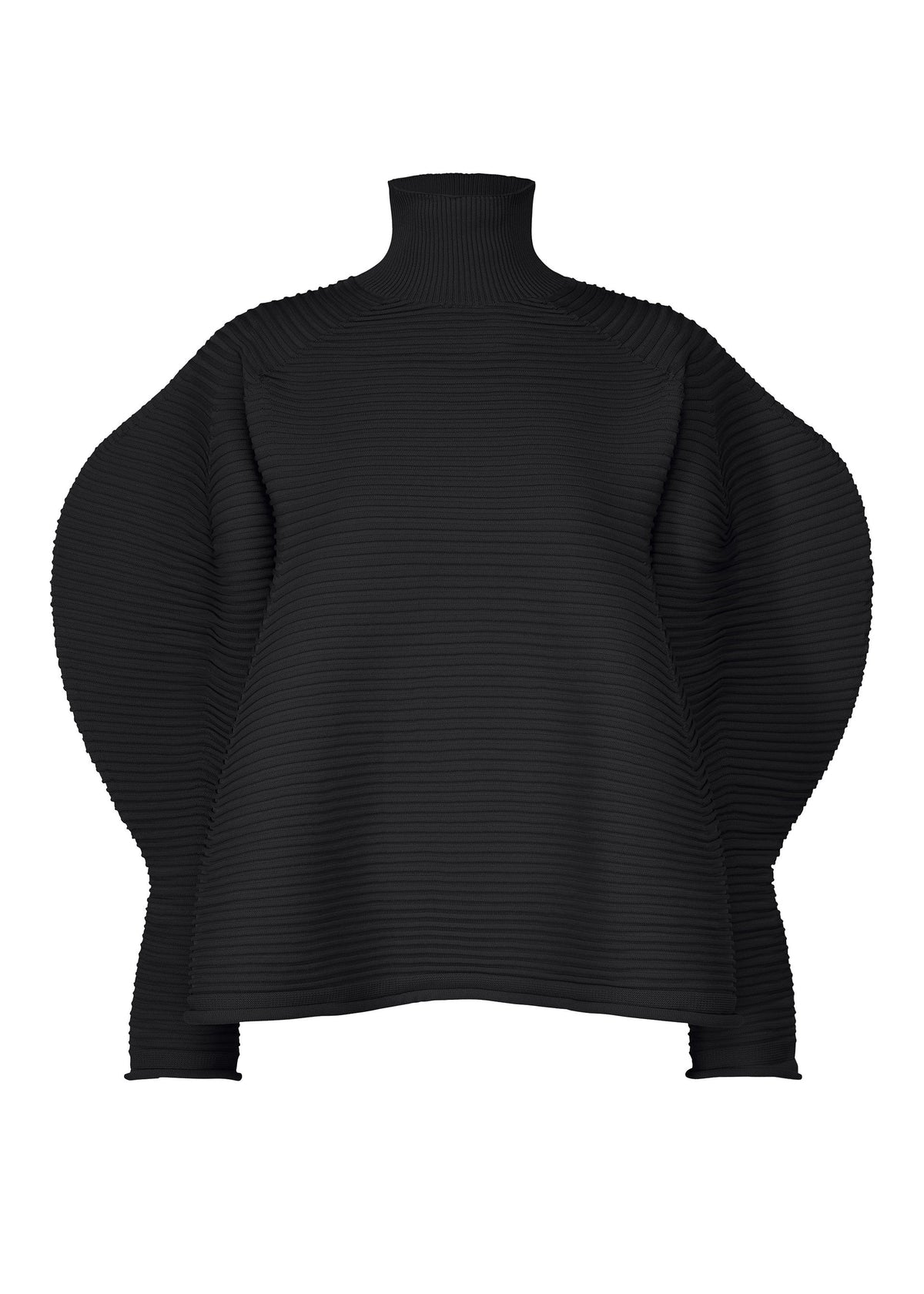 POWAN KNIT Top Black | ISSEY MIYAKE ONLINE STORE UK