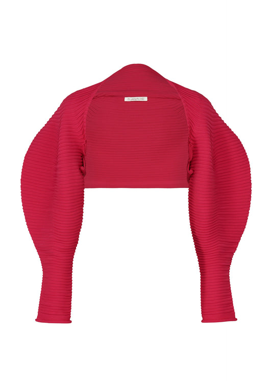 A product shot of the PLEATS PLEASE ISSEY MIYAKE POWAN KNIT cardigan in .