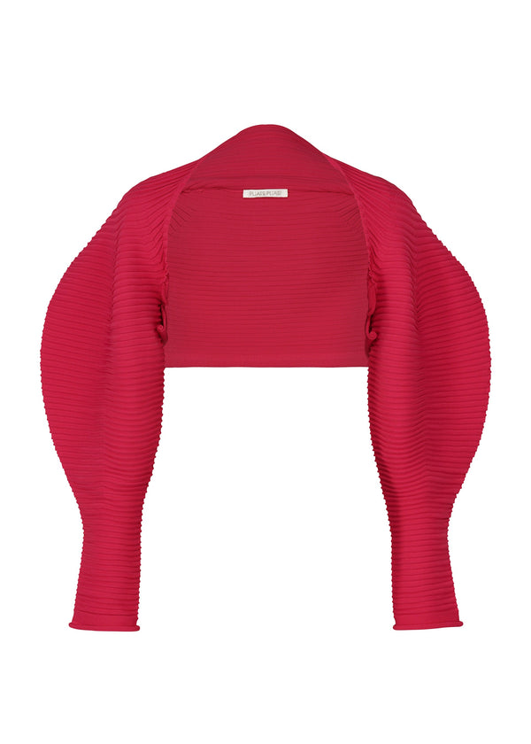 A product shot of the PLEATS PLEASE ISSEY MIYAKE POWAN KNIT cardigan in .