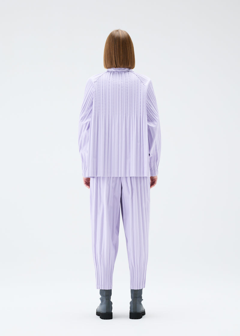 SMOOTH COAT Trousers Pastel Purple